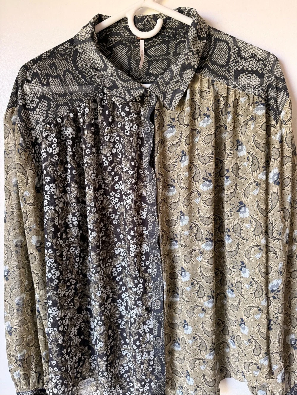 Free People Dani Button-Down Shirt - Picture 7 of 7